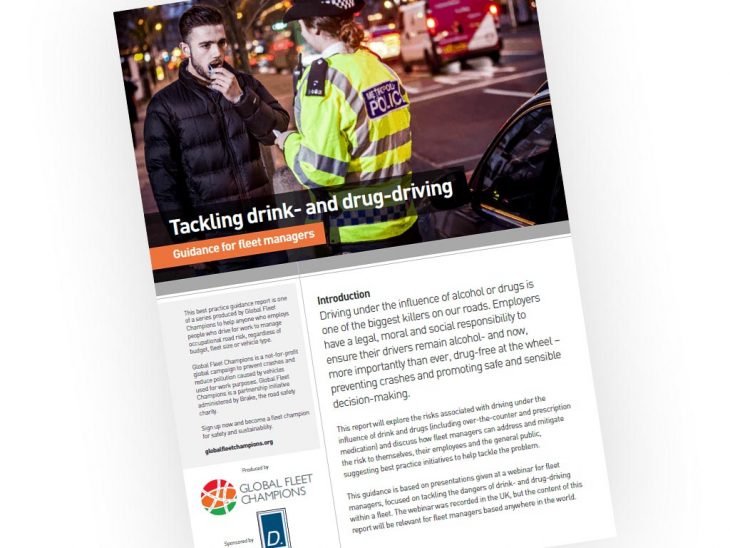 Drink- and drug-driving are on the rise and need to be tackled in fleets, says new Global Fleet Champions campaign